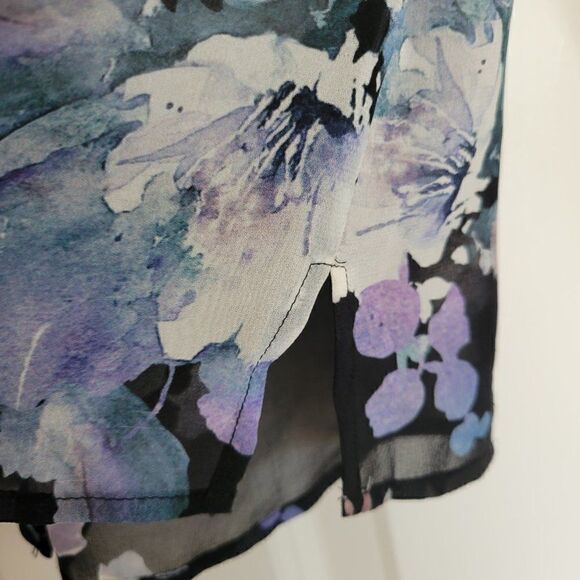 Joie floral  blouse silk 100% size M‎ - Picture 4 of 8